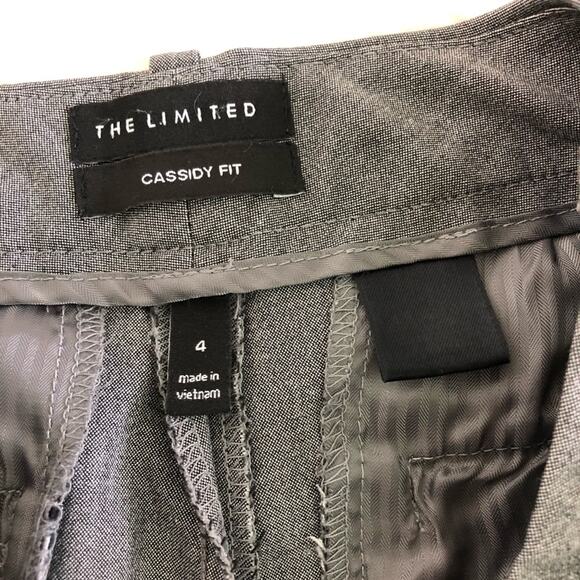 The Limited Cassidy Fit Classic Flare Gray Pants Size 4 Trouser Career Office - Picture 4 of 7